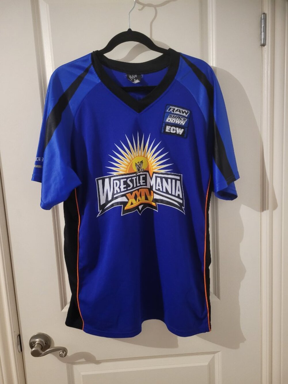 Collector's WWE Wrestlemania 24 Orlando, Florida Jersey